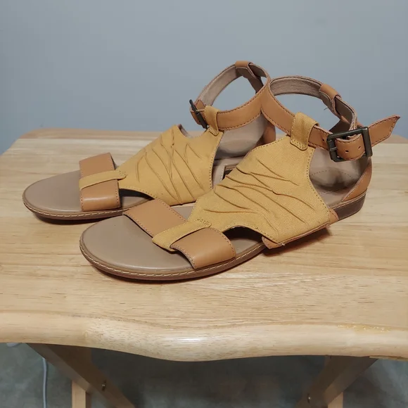Timberland Women's Cherrybrook Leather Sandals Size 9 - Picture 3 of 13